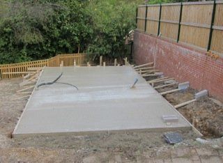 Concrete Thickness for a Garden Shed