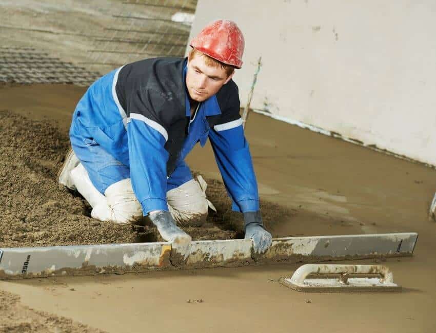 How many types of concrete are there for garage Floor