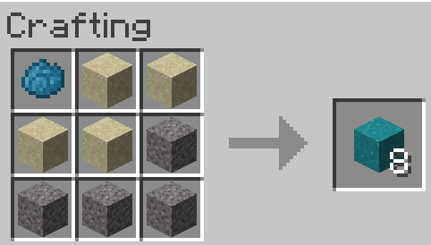 Materials Needed for concrete in Minecraft